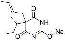 CAS#: 67049-98-3, 5-(2-Butenyl)-5-Sec-Butyl-2-Sodiooxy-4,6(1H,5H)-Pyrimidinedione