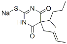 CAS#: 67050-11-7, 5-(2-Butenyl)-5-(1-Methylbutyl)-2-Sodiothio-4,6(1H,5H)-Pyrimidinedione