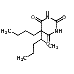 CAS 登录号：67050-48-0， 5-丁基-5-(2-戊烷基)-2,4,6(1H,3H,5H)-嘧啶三酮