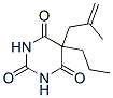 CAS 登录号：67051-55-2， 5-(2-甲基-2-丙烯基)-5-丙基巴比妥酸