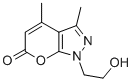 CAS 登录号：67056-25-1， 1-(2-羟基乙基)-3,4-二甲基吡喃并[2,3-c]吡唑-6-酮