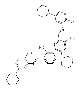 CAS#: 6706-82-7, 2,2'-[Cyclohexylidenebis[(2-Methyl-4,1-Phenylene)Azo]]Bis[4-Cyclohexylphenol]