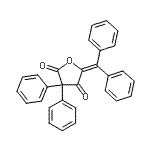 CAS 登录号：67073-68-1， 5-(二苯基亚甲基)-3,3-二苯基-2,4(3H,5H)-呋喃二酮