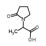 CAS 登录号：67118-32-5， 2-(2-氧代-1-吡咯烷基)丙酸