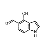 CAS#: 671215-71-7, 4-Methyl-1H-indole-5-carbaldehyde