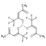 CAS 登录号：67145-51-1， 铑(3+)三[(2Z)-1,1,1-三氟-4-氧代-2-戊烯-2-醇]