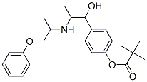CAS#: 67160-74-1, 4-[1-Hydroxy-2-[(1-Methyl-2-Phenoxyethyl)Amino]Propyl]Phenyl Pivalate