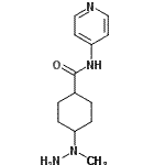 CAS#: 671817-36-0, 4-(1-Methylhydrazino)-N-(4-pyridinyl)cyclohexanecarboxamide