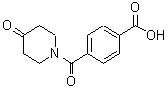 CAS 登录号：672309-93-2， 4-[(4-氧代-1-哌啶基)羰基]苯甲酸