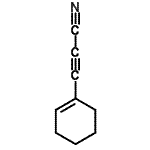 CAS#: 67231-26-9, 3-(1-Cyclohexen-1-yl)-2-propynenitrile