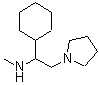 CAS#: 672310-00-8, 1-Cyclohexyl-N-methyl-2-(1-pyrrolidinyl)ethanamine