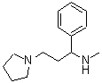 CAS 登录号：672310-28-0， N-甲基-1-苯基-3-(1-吡咯烷基)-1-丙胺