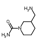 CAS#: 672324-93-5, 3-(Aminomethyl)-1-piperidinecarboxamide