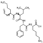 CAS#: 67247-11-4, N-Formyl-L-methionyl-L-leucyl-L-phenylalanyl-L-lysine