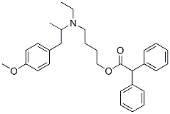 CAS#: 67293-26-9, Diphenylacetic Acid 4-[Ethyl[2-(4-Methoxyphenyl)-1-Methylethyl]Amino]Butyl Ester