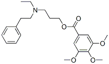 CAS 登录号：67293-50-9， 3,4,5-三甲氧基苯甲酸 3-(N-乙基-N-苯乙基氨基)丙基酯