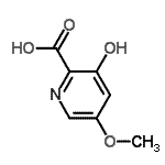 CAS#: 672957-96-9, 3-Hydroxy-5-methoxy-2-pyridinecarboxylic acid