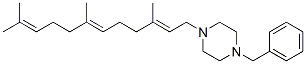 CAS 登录号：67329-07-1， 1-苄基-4-(3,7,11-三甲基-2,6,10-十二碳三烯基)哌嗪