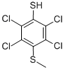 CAS#: 67341-49-5, 2,3,5,6-Tetrachloro-4-(Methylthio)Benzenethiol