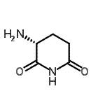 CAS#: 673485-72-8, (3R)-3-Amino-2,6-piperidinedione