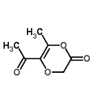 CAS 登录号：673502-33-5， 5-乙酰基-6-甲基-1,4-二恶英-2(3H)-酮