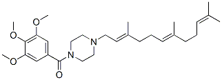 CAS#: 67361-33-5, 1-(3,4,5-Trimethoxybenzoyl)-4-(3,7,11-Trimethyl-2,6,10-Dodecatrienyl)Piperazine