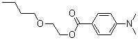 CAS 登录号：67362-76-9， 4-(二甲基氨基)-苯甲酸 2-丁氧基乙基酯