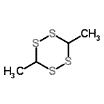CAS#: 67411-27-2, 3,6-Dimethyl-1,2,4,5-tetrathiane