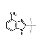 CAS#: 6742-83-2, 4-Methyl-2-(Trifluoromethyl)-1H-Benzimidazole
