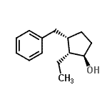 CAS#: 674799-04-3, (1R,2R,3S)-3-Benzyl-2-ethylcyclopentanol