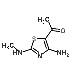 CAS#: 674807-17-1, 1-[4-Amino-2-(methylamino)-1,3-thiazol-5-yl]ethanone