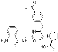 CAS#: 67482-93-3, N-(2-Aminobenzoyl)Glycyl-4-Nitro-L-Phenylalanyl-L-Proline