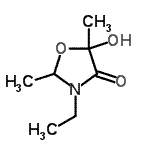 CAS 登录号：675120-16-8， 3-乙基-5-羟基-2,5-二甲基-1,3-恶唑烷-4-酮