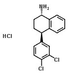 CAS#: 675126-07-5, (1S,4R)-4-(3,4-Dichlorophenyl)-1,2,3,4-tetrahydro-1-naphthalenamine hydrochloride (1:1)