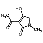 CAS#: 67513-33-1, 3-Acetyl-4-hydroxy-1-methyl-1,5-dihydro-2H-pyrrol-2-one