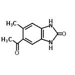 CAS#: 67521-01-1, 5-Acetyl-6-methyl-1,3-dihydro-2H-benzimidazol-2-one