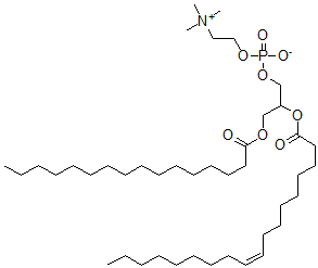 CAS 登录号:6753-55-5, 1-棕榈酰-2-油酰基磷脂酰胆碱