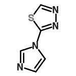 CAS#: 67545-21-5, 2-(1H-Imidazol-1-yl)-1,3,4-thiadiazole