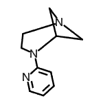 CAS 登录号：675591-22-7， 4-(2-吡啶基)-1,4-二氮杂双环[3.1.1]庚烷