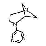 CAS#: 675591-29-4, 4-(5-Pyrimidinyl)-1,4-diazabicyclo[3.1.1]heptane