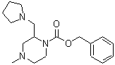 CAS#: 675602-56-9, Benzyl 4-methyl-2-(1-pyrrolidinylmethyl)-1-piperazinecarboxylate