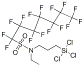 CAS#: 67584-50-3, N-Ethyl-1,1,2,2,3,3,4,4,5,5,6,6,7,7,7-Pentadecafluoro-N-[3-(Trichlorosilyl)Propyl]Heptane-1-Sulphonamide