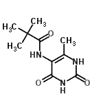 CAS#: 675841-23-3, 2,2-Dimethyl-N-(6-methyl-2,4-dioxo-1,2,3,4-tetrahydro-5-pyrimidinyl)propanamide