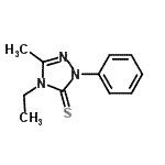 CAS#: 675844-78-7, 4-Ethyl-5-methyl-2-phenyl-2,4-dihydro-3H-1,2,4-triazole-3-thione