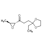 CAS#: 676168-85-7, 3-(2-Ethyl-1,3-dioxolan-2-yl)-1-[(2R,3S)-3-methyl-2-oxiranyl]-1-propanone