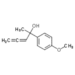 CAS 登录号：676316-57-7， 2-(4-甲氧基苯基)-3,4-戊二烯-2-醇
