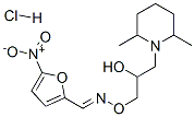 CAS#: 67642-21-1, 5-Nitro-2-Furaldehyde O-[3-(2,6-Dimethylpiperidino)-2-Hydroxypropyl]Oxime Monohydrochloride