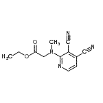 CAS#: 676601-84-6, Ethyl N-(3,4-dicyano-2-pyridinyl)-N-methylglycinate