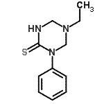 CAS#: 676612-70-7, 5-Ethyl-1-phenyl-1,3,5-triazinane-2-thione