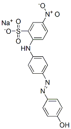 CAS#: 67674-21-9, Sodium 2-[[4-[(4-Hydroxyphenyl)Azo]Phenyl]Amino]-5-Nitrobenzenesulphonate